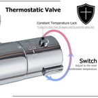 Mitigeur Douche Thermostatique 2 Sorties