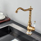 Robinet Antique Salle de Bain - Mitigeur Haut