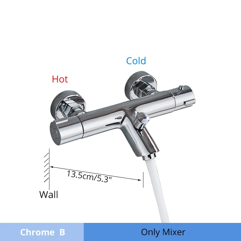 Mitigeur Douche Thermostatique 2 Sorties