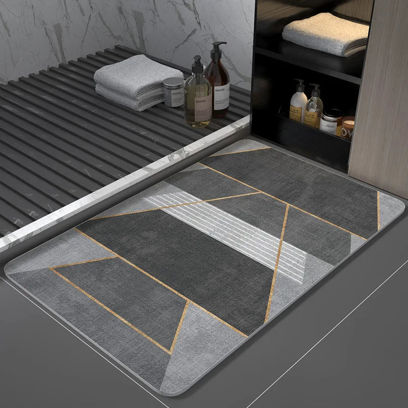Tapis de Bain Diatomite Absorbante