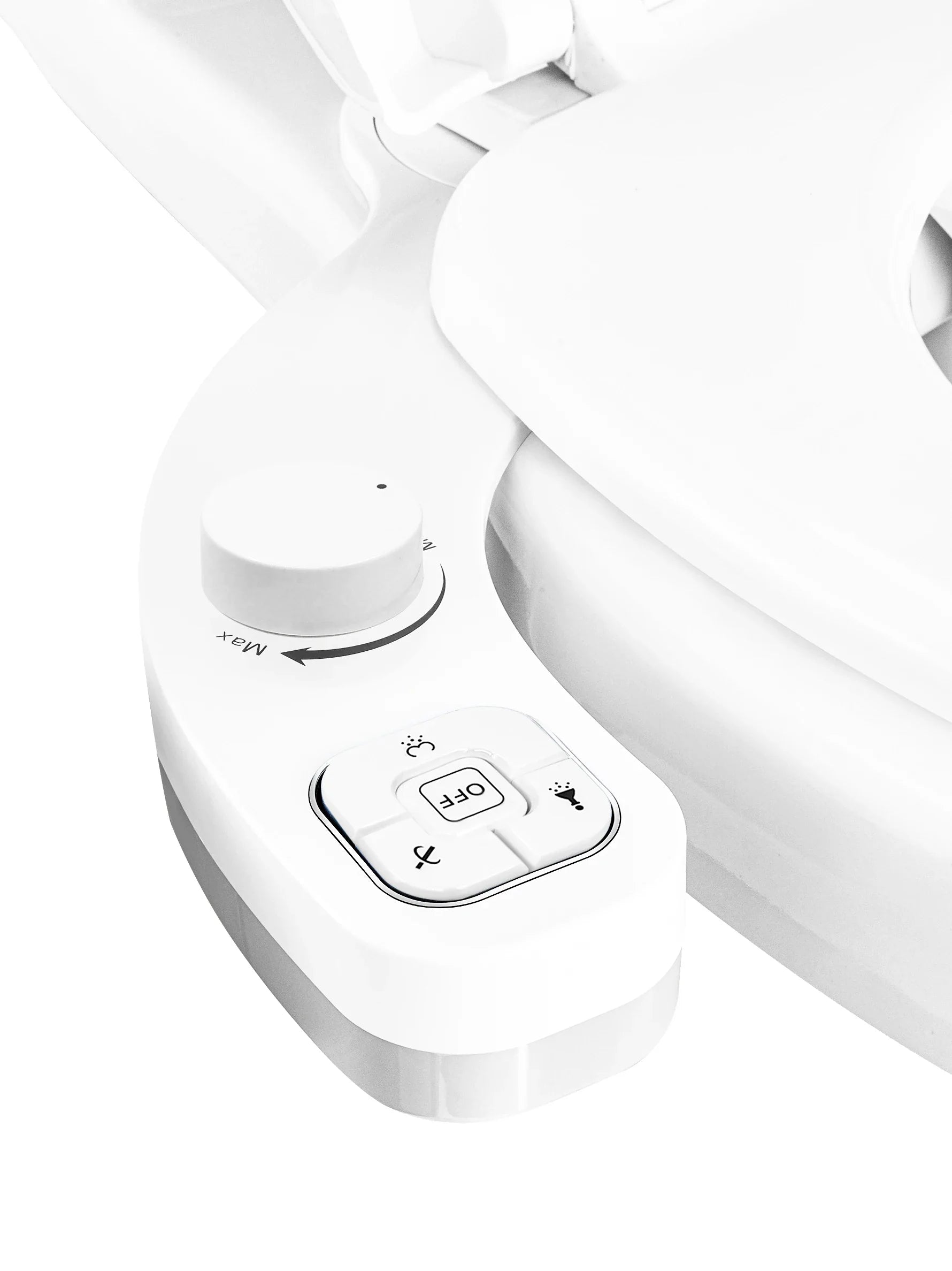 Kit de bidet WC japonais à jet réglable avec double buse et installation universelle