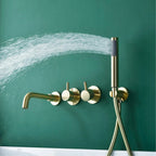 Robinet De Bain Mural Avec Douchette