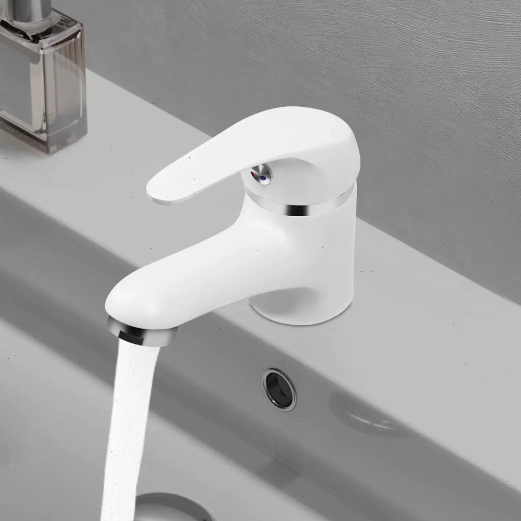 Robinet Blanc Lavabo Salle De Bain