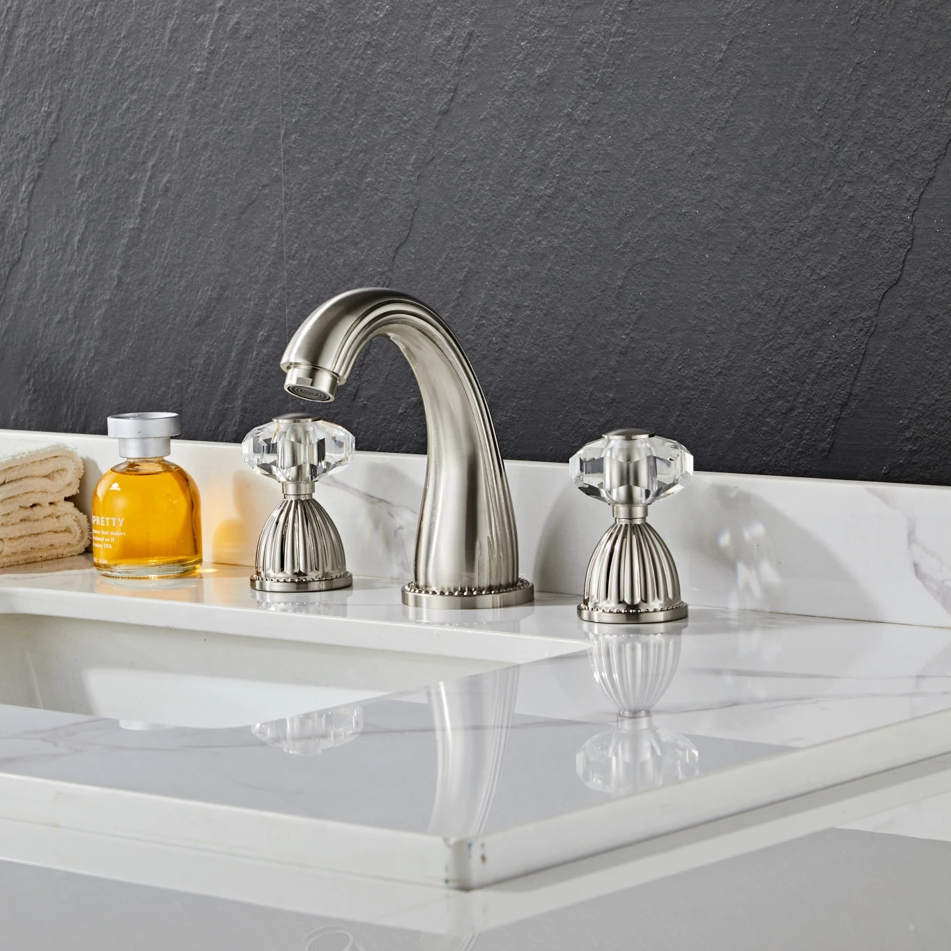 Robinet Lavabo 3 trous Retro