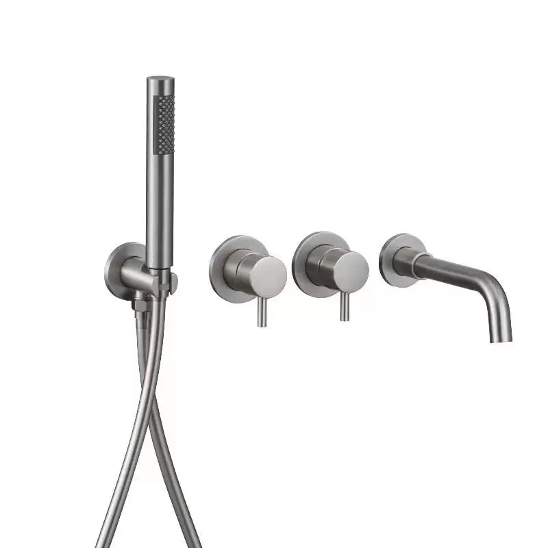 Robinet De Bain Mural Avec Douchette