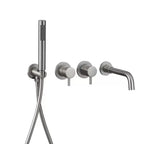 Robinet De Bain Mural Avec Douchette