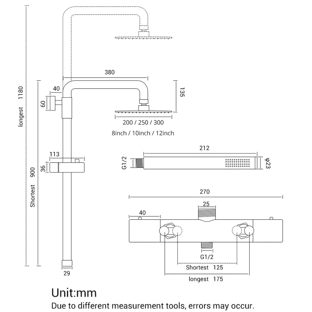 Mitigeur Thermostatique Avec Colonne De Douche