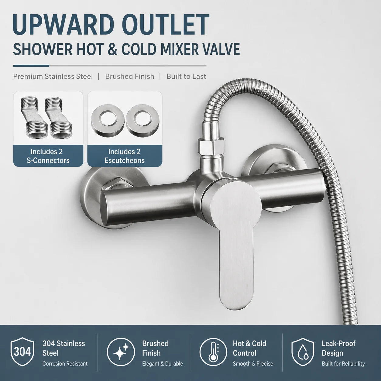 Mitigeur Douche Inox