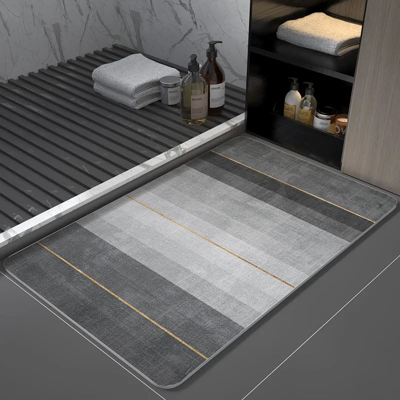 Tapis de Bain Diatomite Absorbante