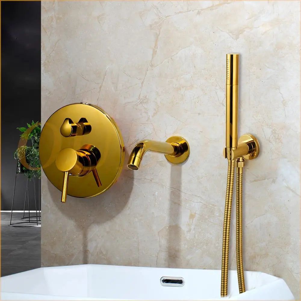 Robinet Baignoire 3 Trous Avec Douchette
