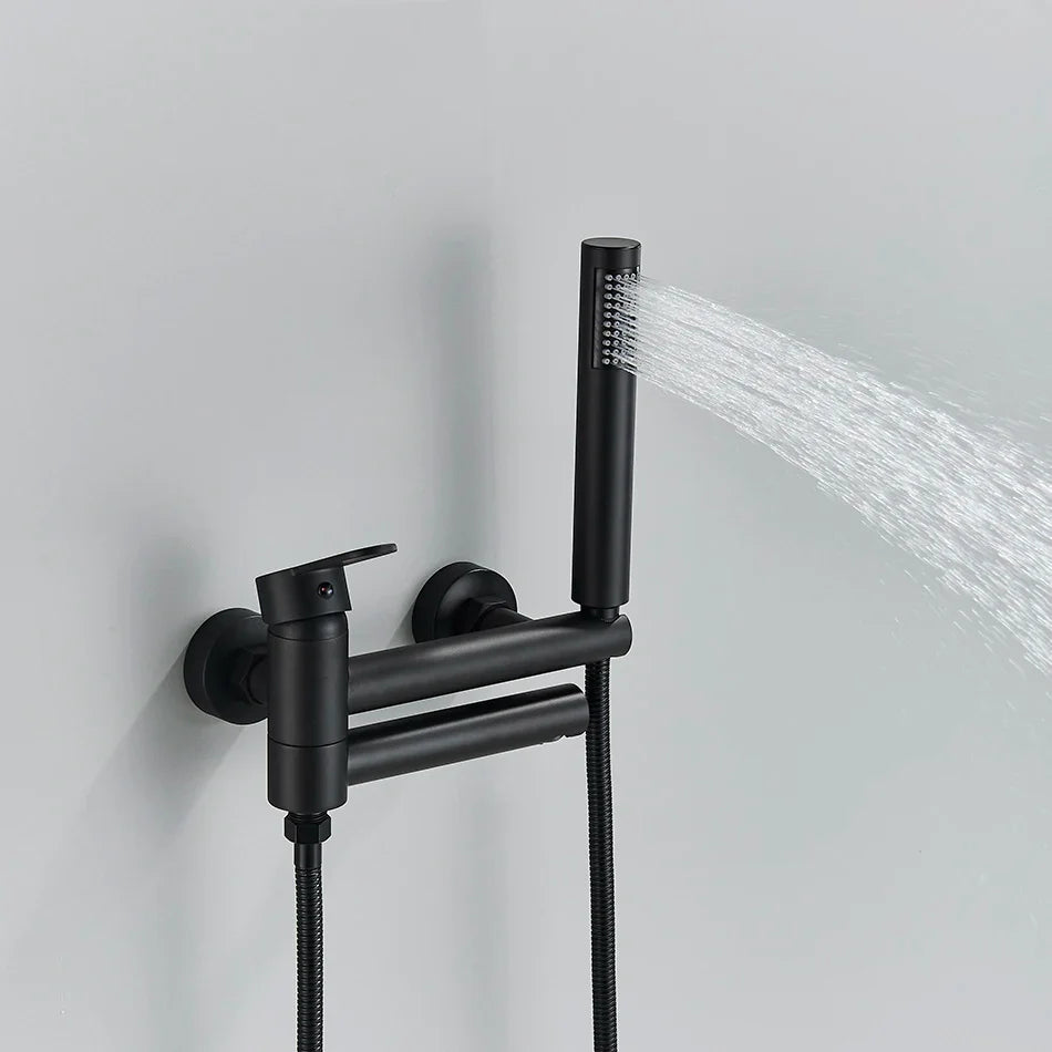 Mitigeur Baignoire Noir en Laiton