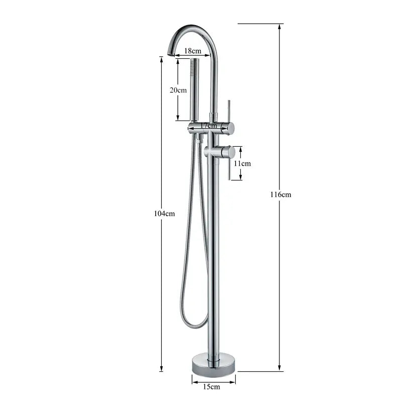 Robinet Sur Pied Pour Baignoire Ilot