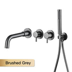 Robinet De Bain Mural Avec Douchette