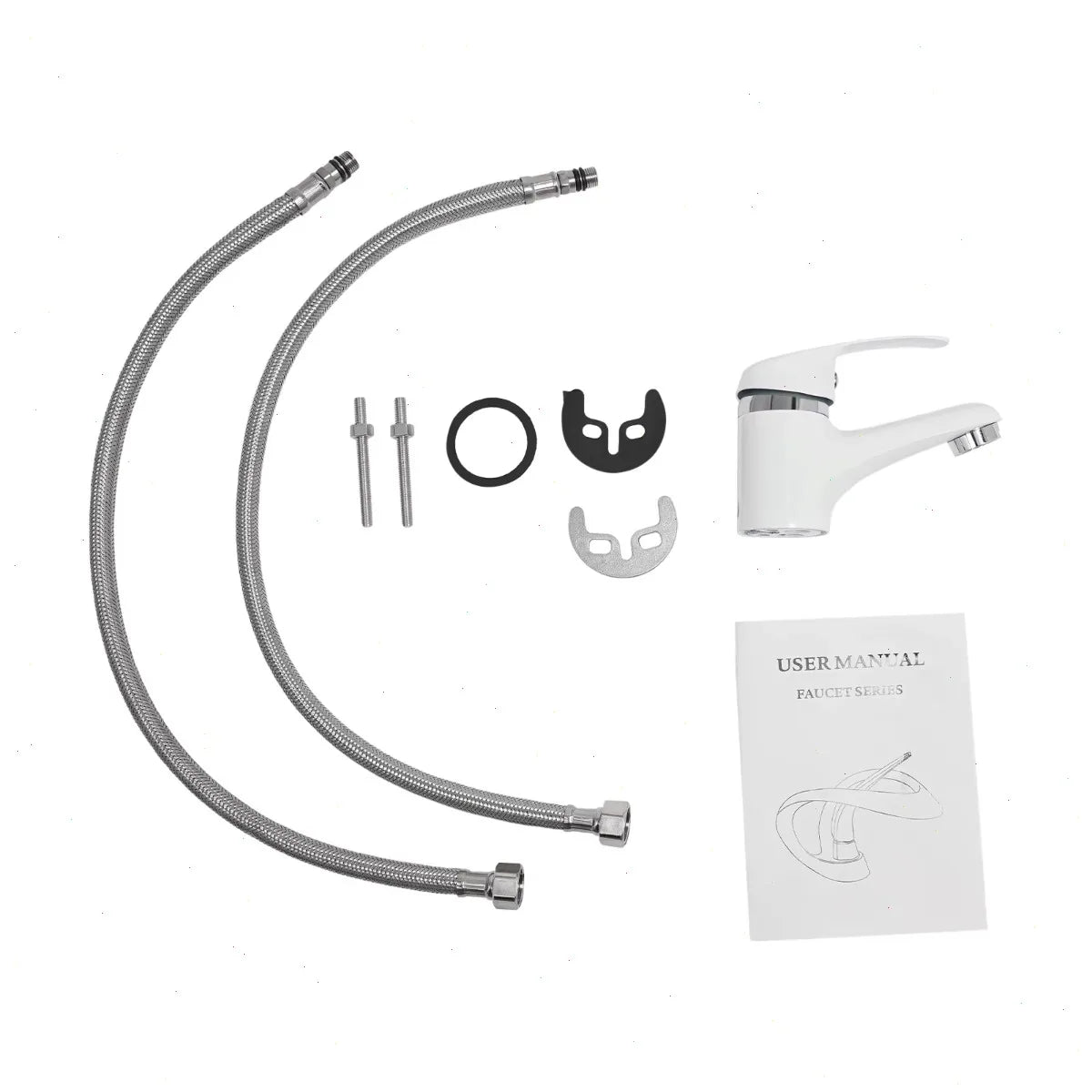 Robinet Blanc Lavabo Salle De Bain