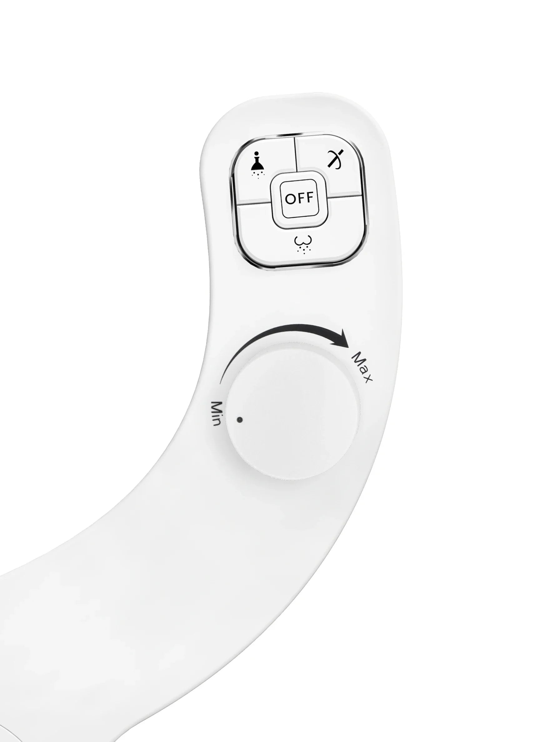Kit de bidet WC japonais à jet réglable avec double buse et installation universelle