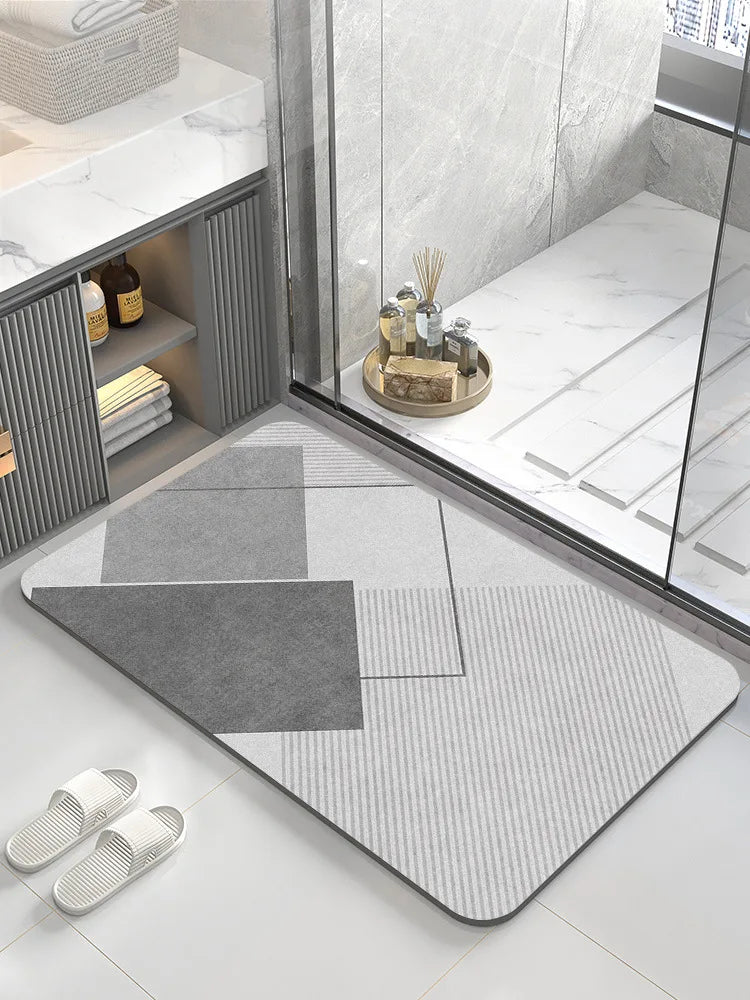 Tapis de Bain Diatomée Absorbante