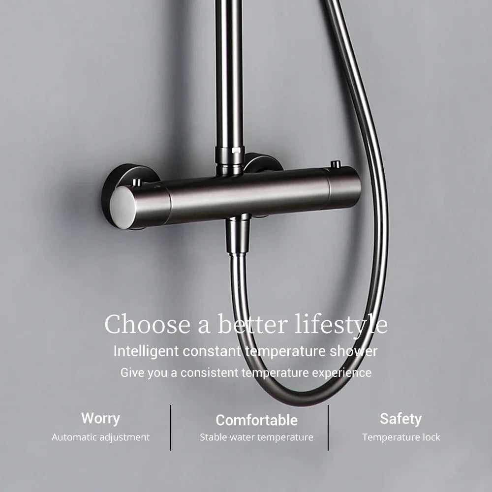 Mitigeur Thermostatique Avec Colonne De Douche