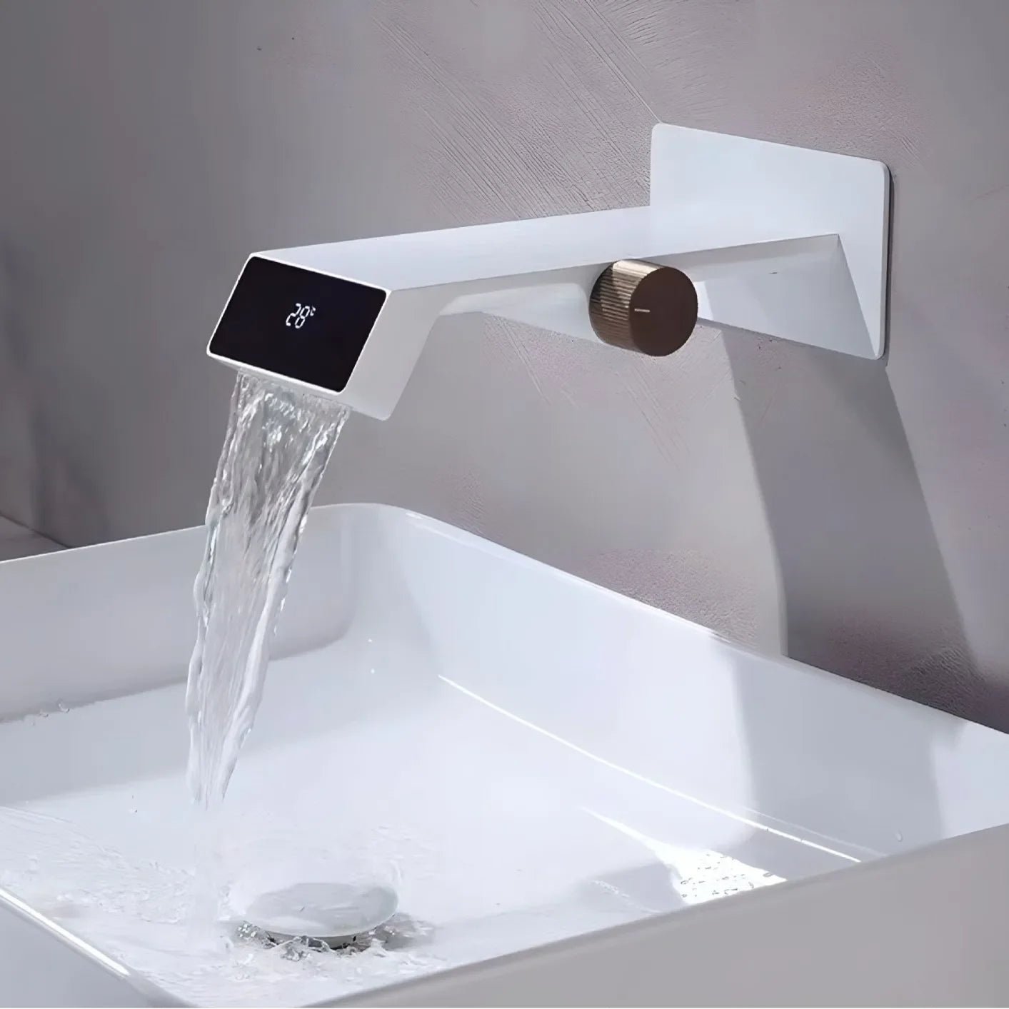 Robinet Thermostatique Monotrou Pour Lavabo