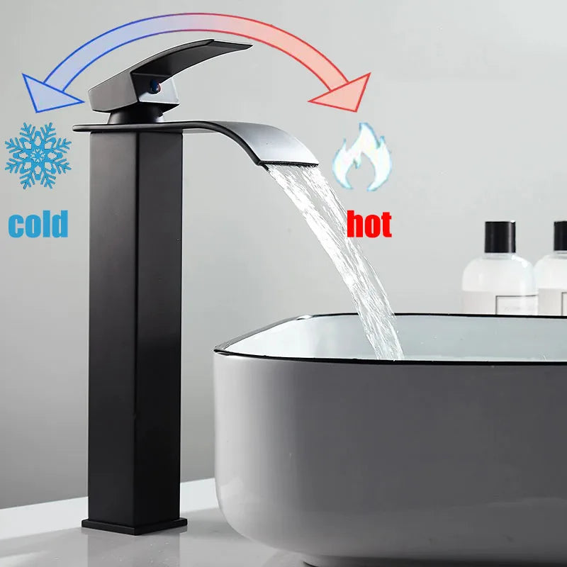 Robinet Cascade Haut Pour Vasque