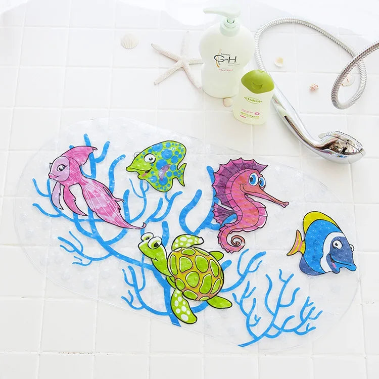 Tapis de Bain Bébé Motifs Amusants
