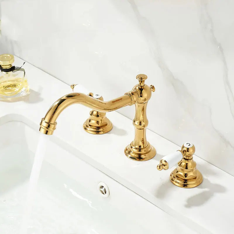 Robinet Lavabo Ancien 3 Trous