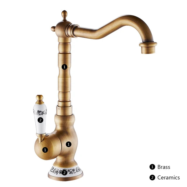 Robinet Lavabo Vintage ROBINETO