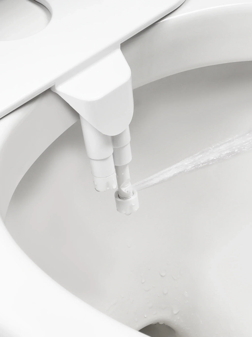 Kit de bidet WC japonais à jet réglable avec double buse et installation universelle