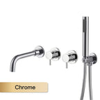 Robinet De Bain Mural Avec Douchette