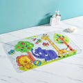 Tapis de Bain Bébé Motifs Amusants Savane