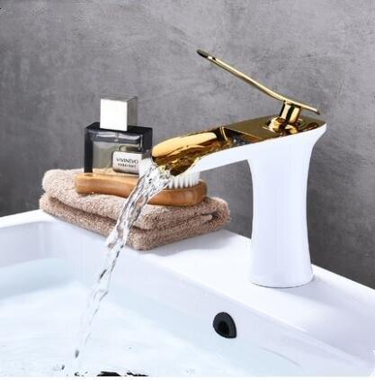 Robinet de salle de bain effet Cascade Luxueux (+Tuyau Offert) PLOMBEAU