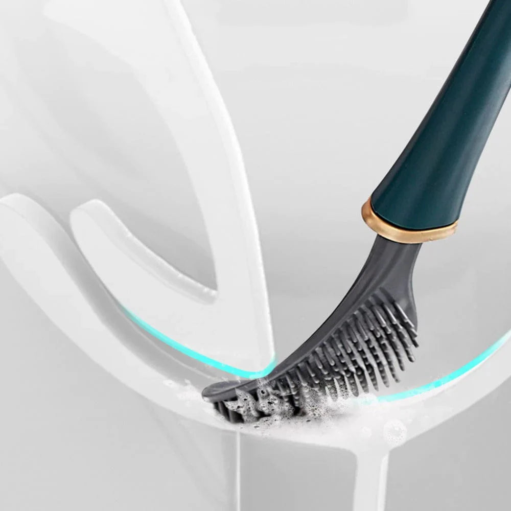 Brosse de WC élégante en Silicone