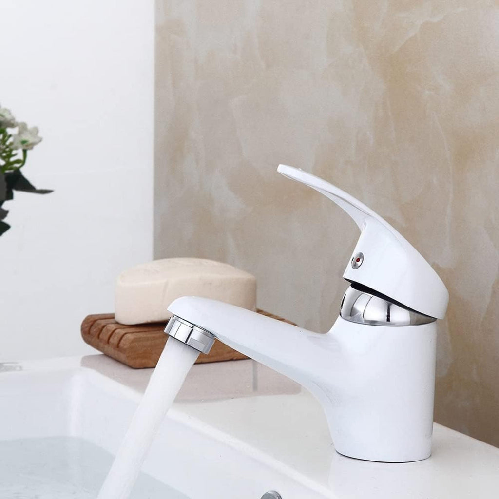 Mitigeur de Lavabo Blanc ROBINETO