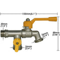 Robinet Antigel Extérieur 2 Sorties en Laiton
