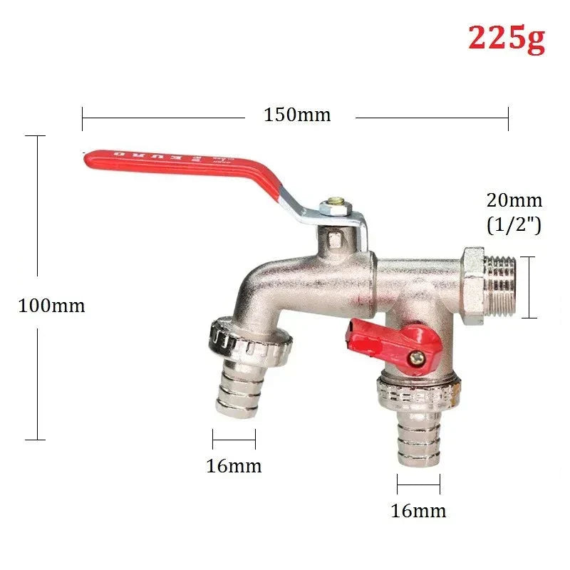 Robinet Extérieur Antigel Jardin Rouge