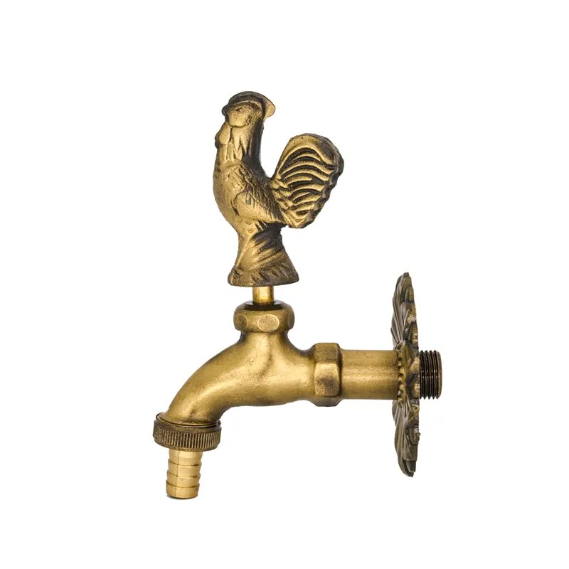 Robinet Extérieur Décoratif Animaux Doré