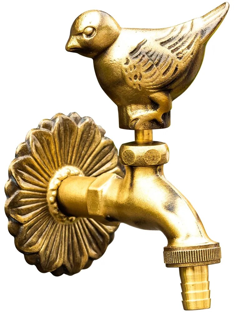 Robinet Extérieur Décoratif Animaux Doré