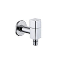 Robinet Extérieur Design Cubique Mural Chrome