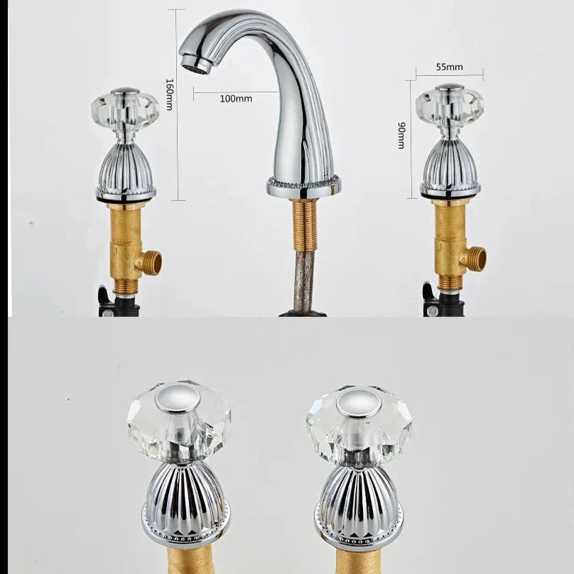 Robinet Lavabo 3 trous PLOMBEAU