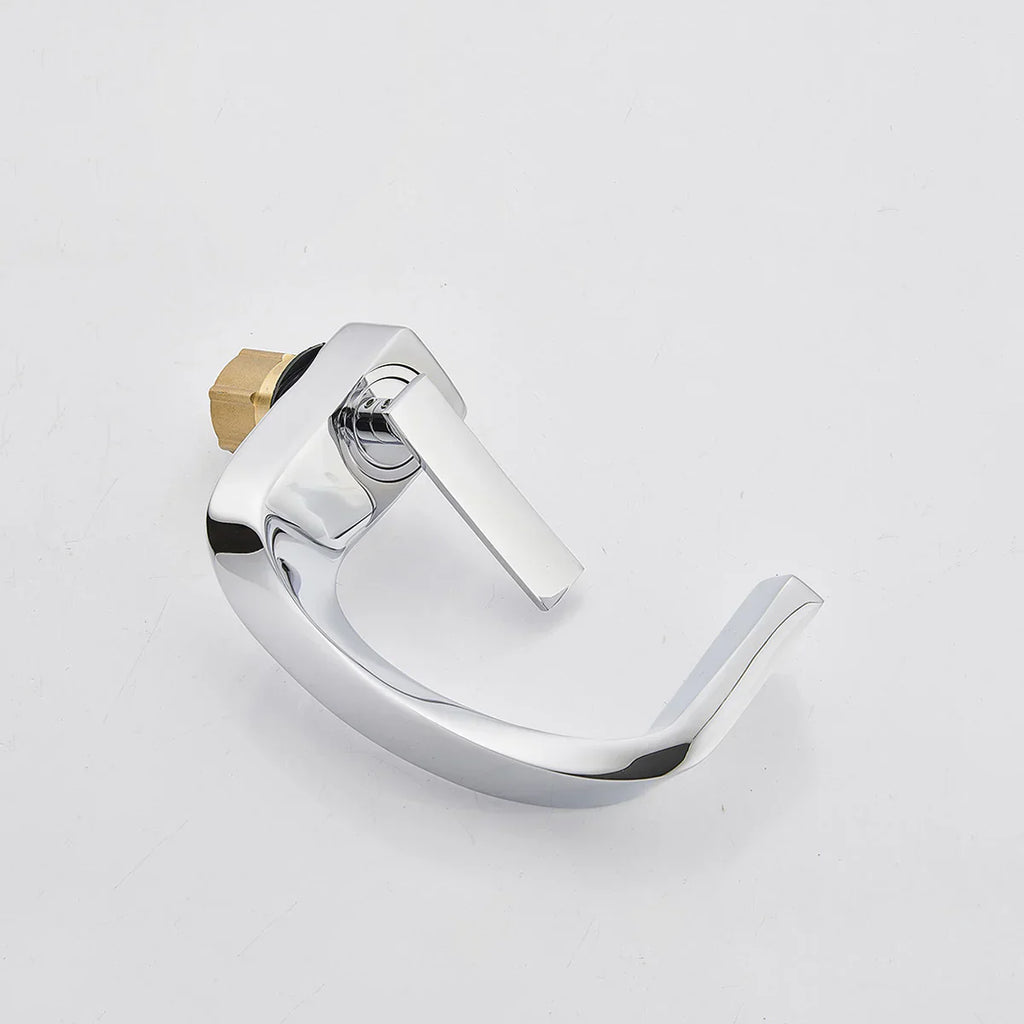 Robinet Mitigeur Lavabo Penché Design Chrome