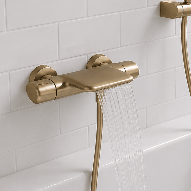 Robinet Signature Mitigeur Baignoire Cascade Thermostatique Image