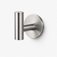Robinet Signature Porte Serviette Salle de Bain Mural Gris