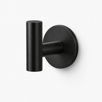 Robinet Signature Porte Serviette Salle de Bain Mural Noir