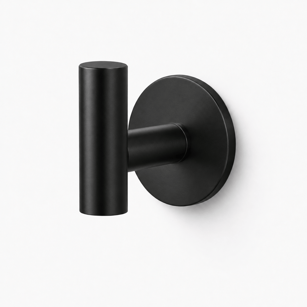 Robinet Signature Porte Serviette Salle de Bain Mural Noir