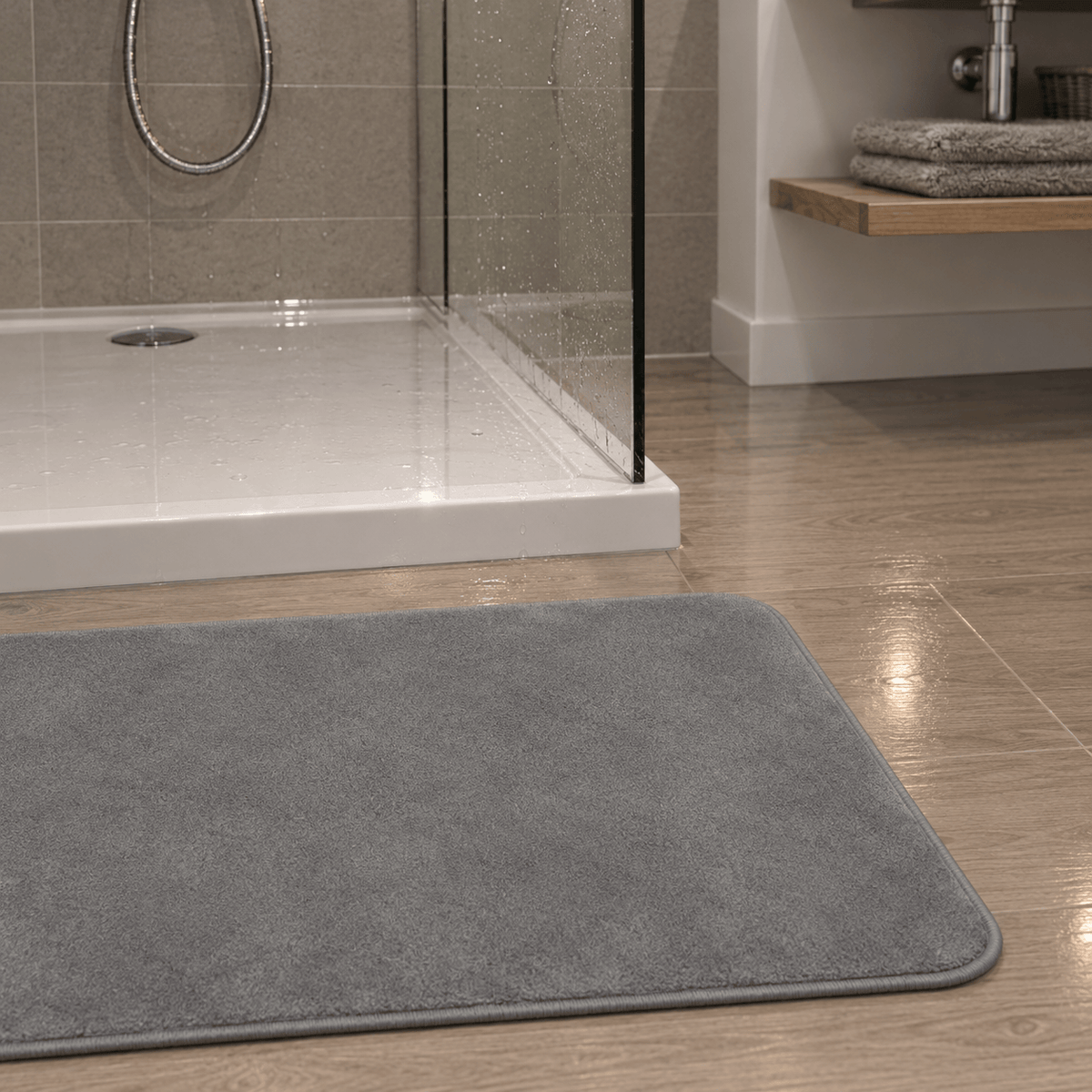 Robinet Signature Tapis De Bain Antidérapant, Absorbant Et À Séchage Rapide