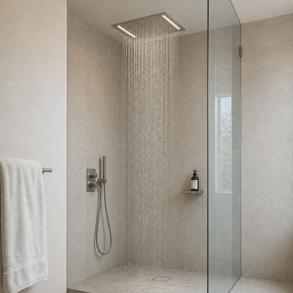 Robinet Signature Tête De Douche Encastrable Plafond Image
